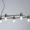 Lampadario Geometrico Quadrante Medio Nero #1