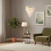 Lampadario Goccia Vintage in vetro