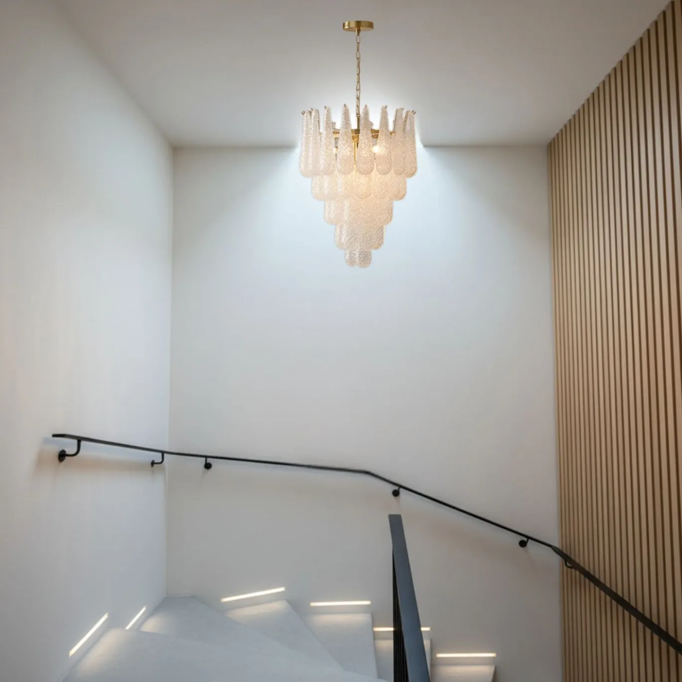 Lampadario Goccia Vintage in vetro