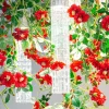 Lampadario grande rotondo Flower Power Wild Red Roses
