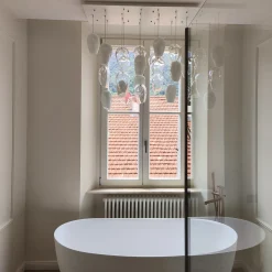 Lampadario Icerock in vetro