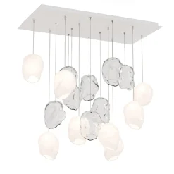 Lampadario Icerock in vetro
