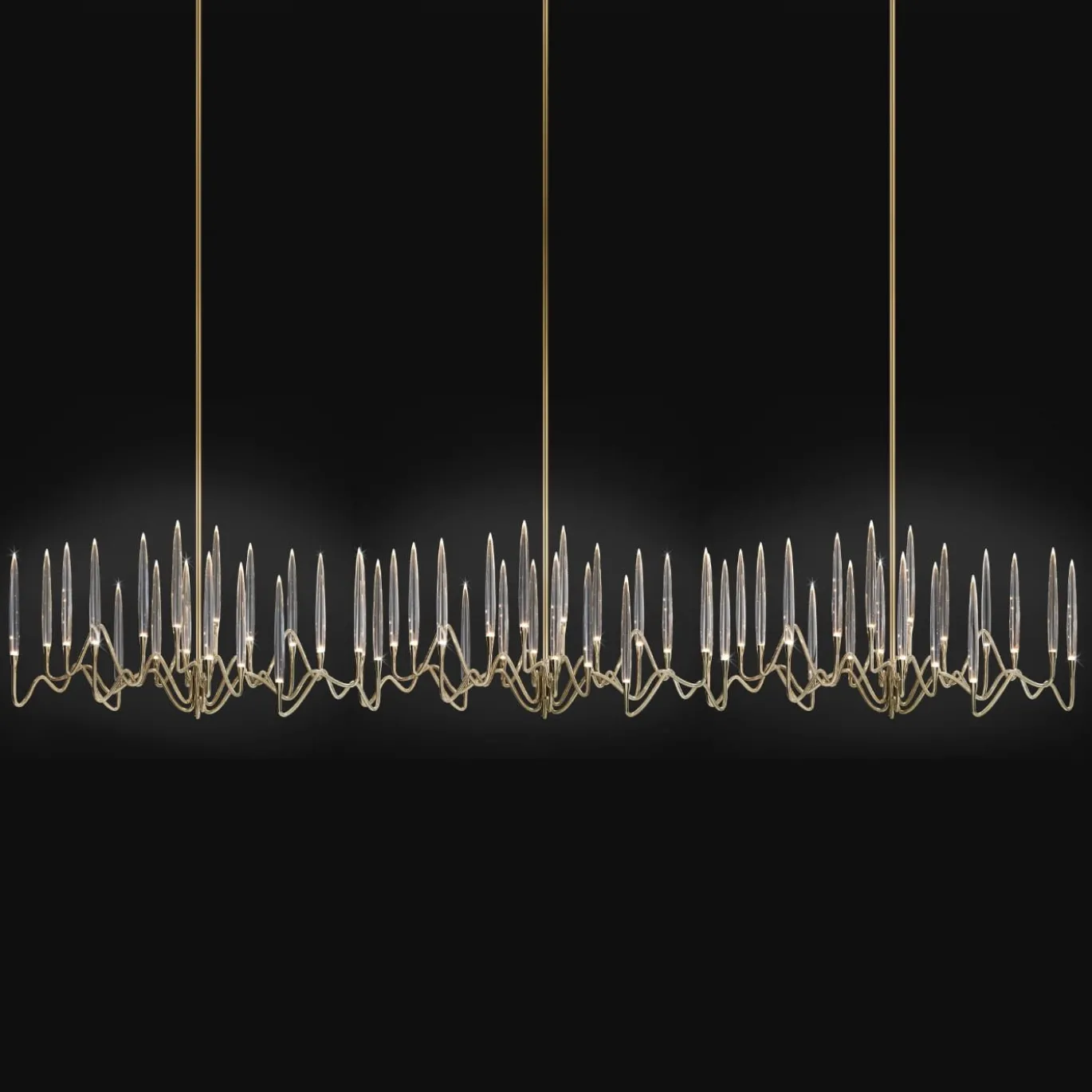Lampadario Il Pezzo 3 Infinito Oro