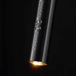 Lampadario Il Pezzo 12 lungo nero-oro