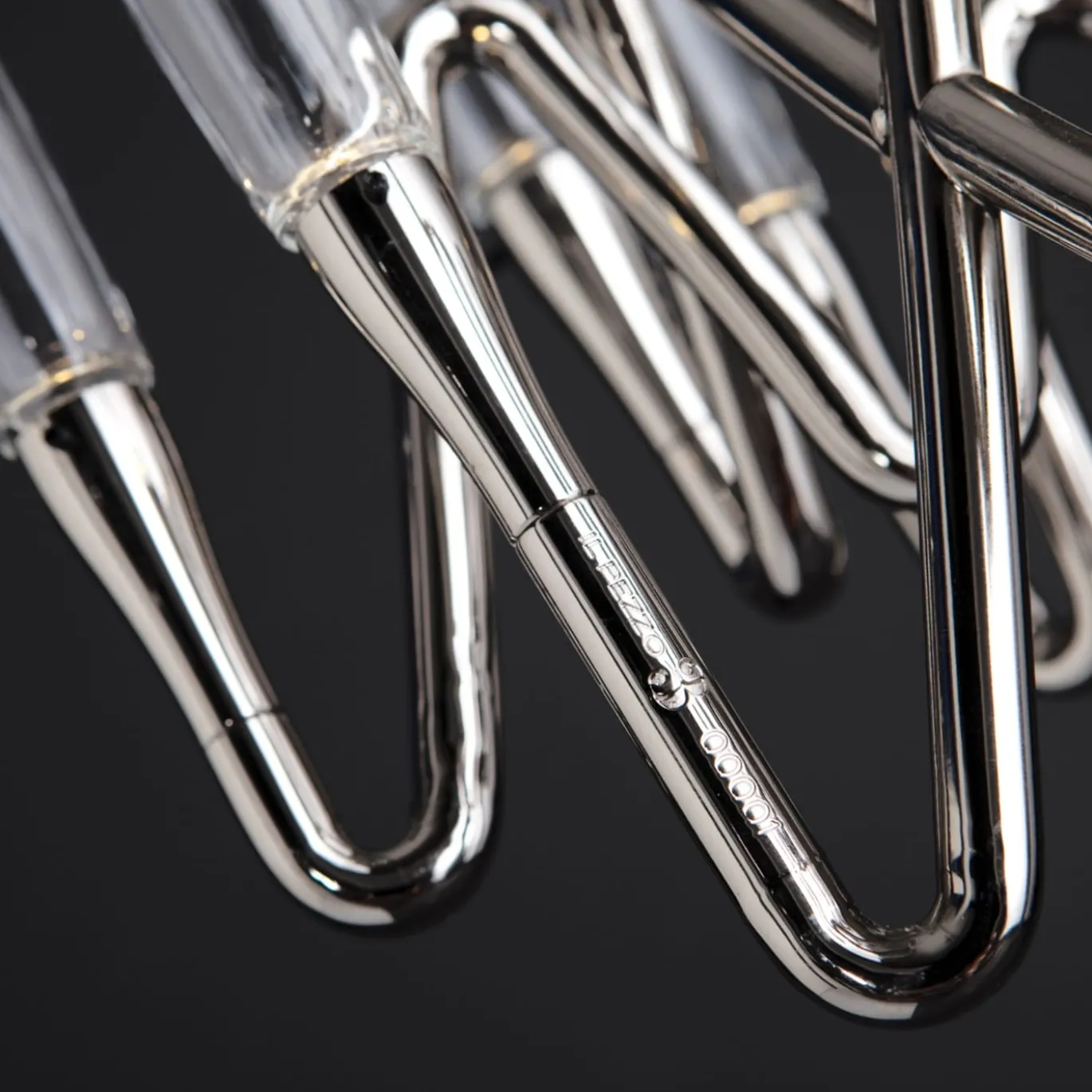 Lampadario Il Pezzo 3 Tondo a 21 luci nickel