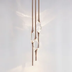 Lampadario Il Pezzo 12 Tondo Bronzo