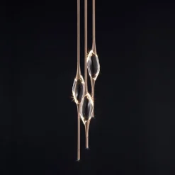 Lampadario Il Pezzo 12 Tondo Bronzo