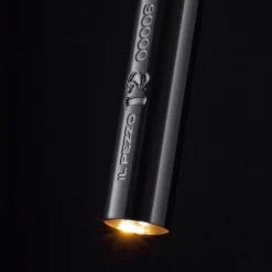 Lampadario Il Pezzo 12 Tondo Nero-Oro