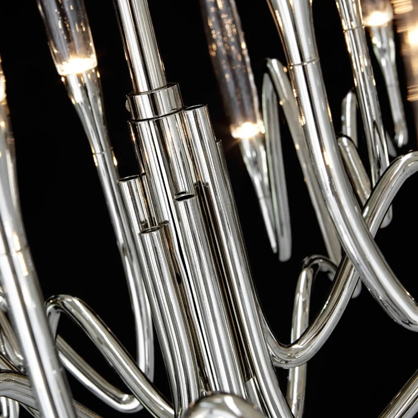 Lampadario Il Pezzo 3 Tondo Nickel