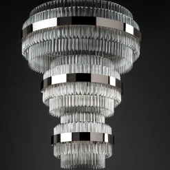 Lampadario Imperial rotondo a 3 livelli