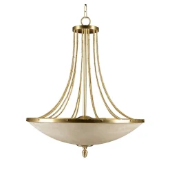 Lampadario in bambù