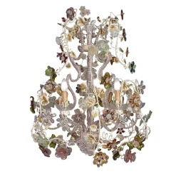 lampadario in ferro battuto multicolore 106