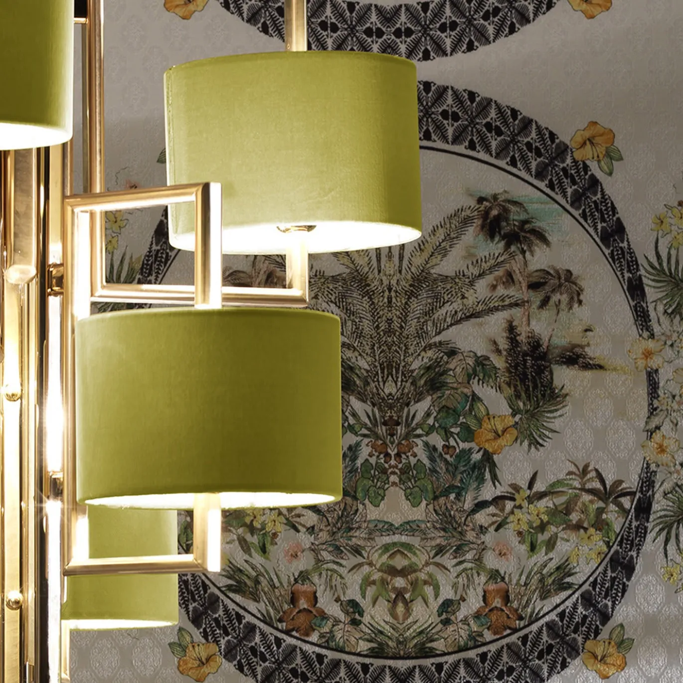 7238 Lampadario in ottone