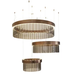 Lampadario in vetro Cesare