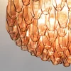Lampadario in vetro compatto Prismatico 91 Elementi Ametista