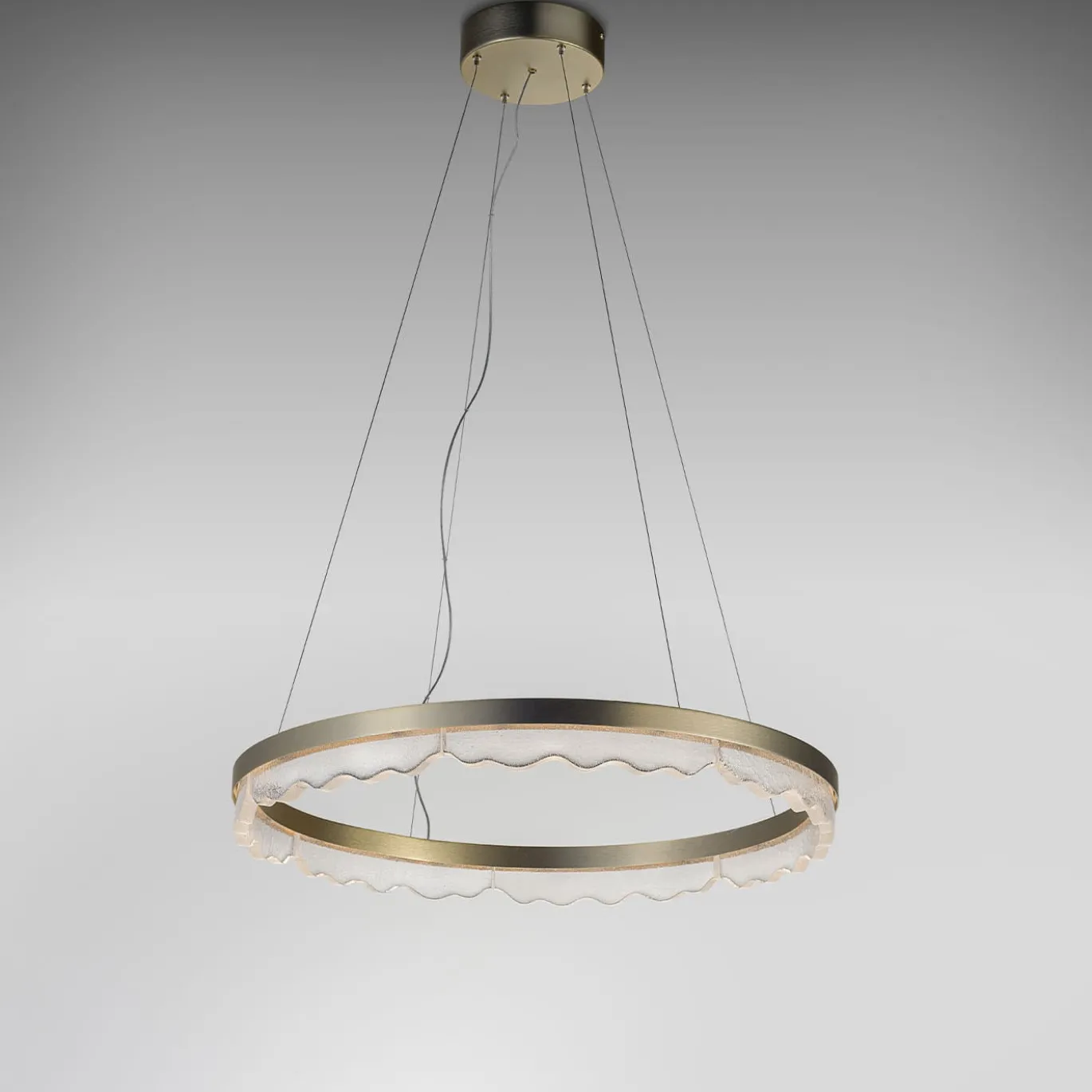 Lampadario in vetro Marea