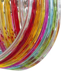 Lampadario in vetro multicolore Ares