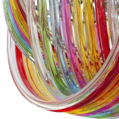 Lampadario in vetro multicolore Ares