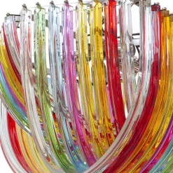 Lampadario in vetro multicolore Ares