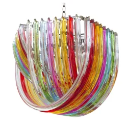 Lampadario in vetro multicolore Ares