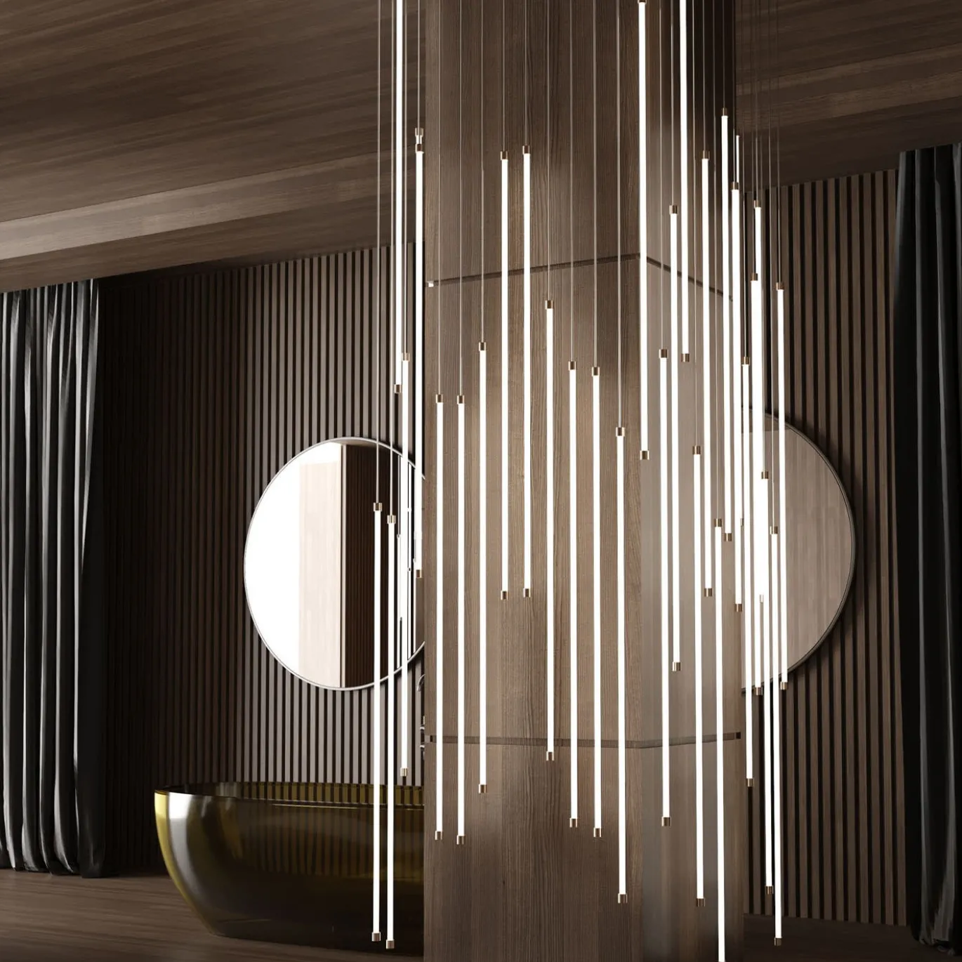 Lampadario in Vetro The Line 20