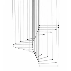 Lampadario in Vetro The Line 17