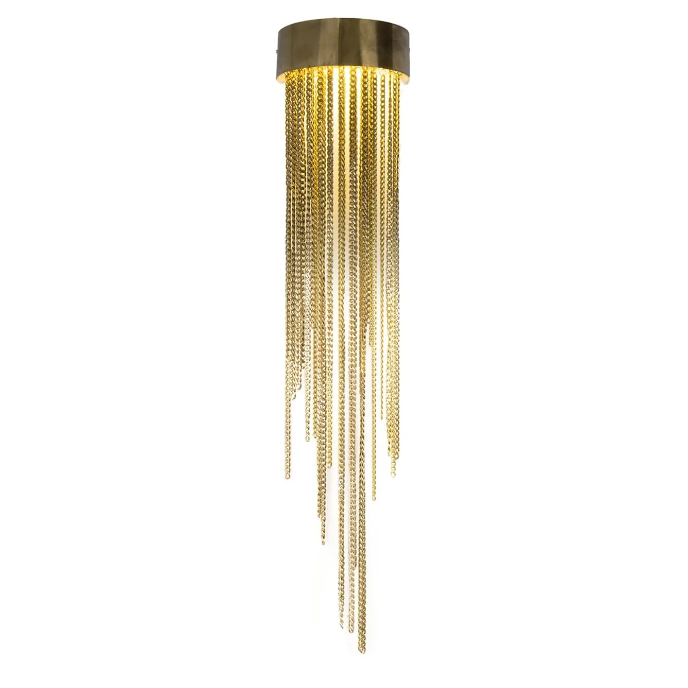 LAMPADARIO JOYSTAR IN OTTONE NATURALE - FLAIR EDITION MADE BY NSL