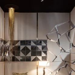 LAMPADARIO JOYSTAR IN OTTONE NATURALE - FLAIR EDITION MADE BY NSL