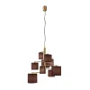Lampadario Koel L9 con paralumi cilindrici