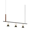 Lampadario Lineare Bozu S3 LN con Sfere in Vetro