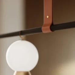 Lampadario Lineare Bozu S3 LN con Sfere in Vetro