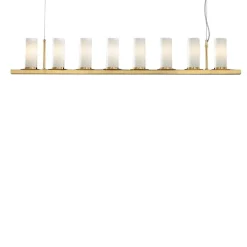 Lampadario lineare Roxanne oro