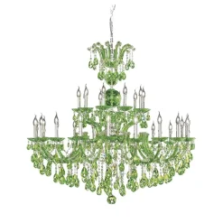 Lampadario Maria Teresa verde