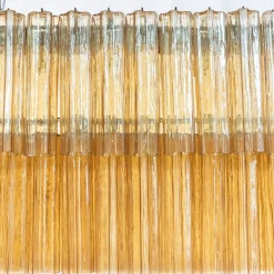 Lampadario Melba Horizon in vetro marrone