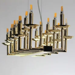 Lampadario METROPOLITAN in oro