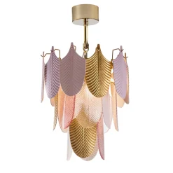Lampadario Mignon Peacock a 6 luci multicolore