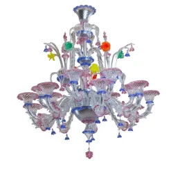 Lampadario multicolore Vaporoso