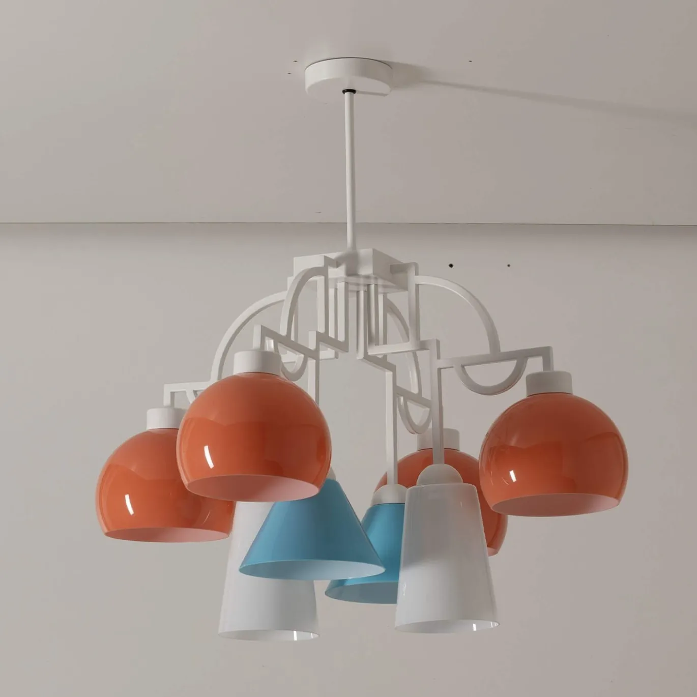 Lampadario Mya Pop in Vetro Multicolore