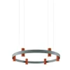 Lampadario Nastro Azzurro e Rosso