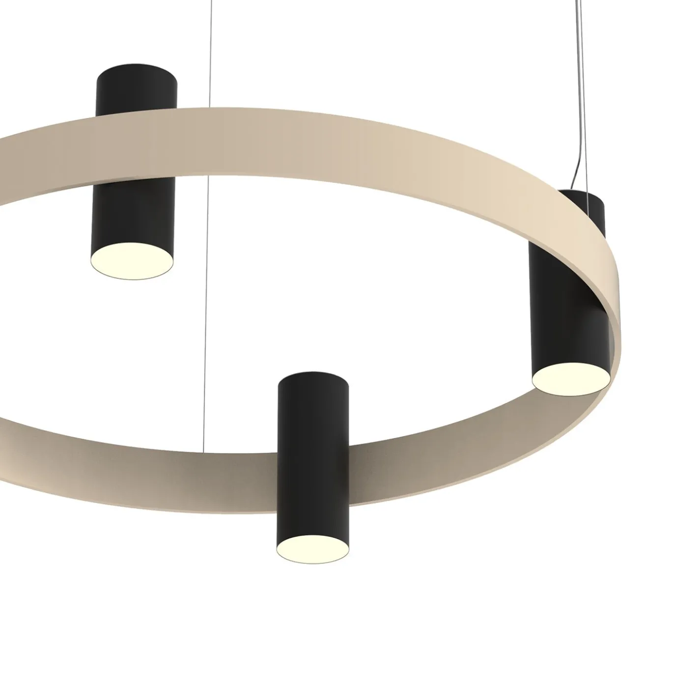 Lampadario Nastro Beige