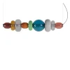 Lampadario Orizzontale Playground 9 in Vetro