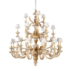 Lampadario Oro Romano