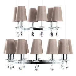 Lampadario Ottagono 18 luci
