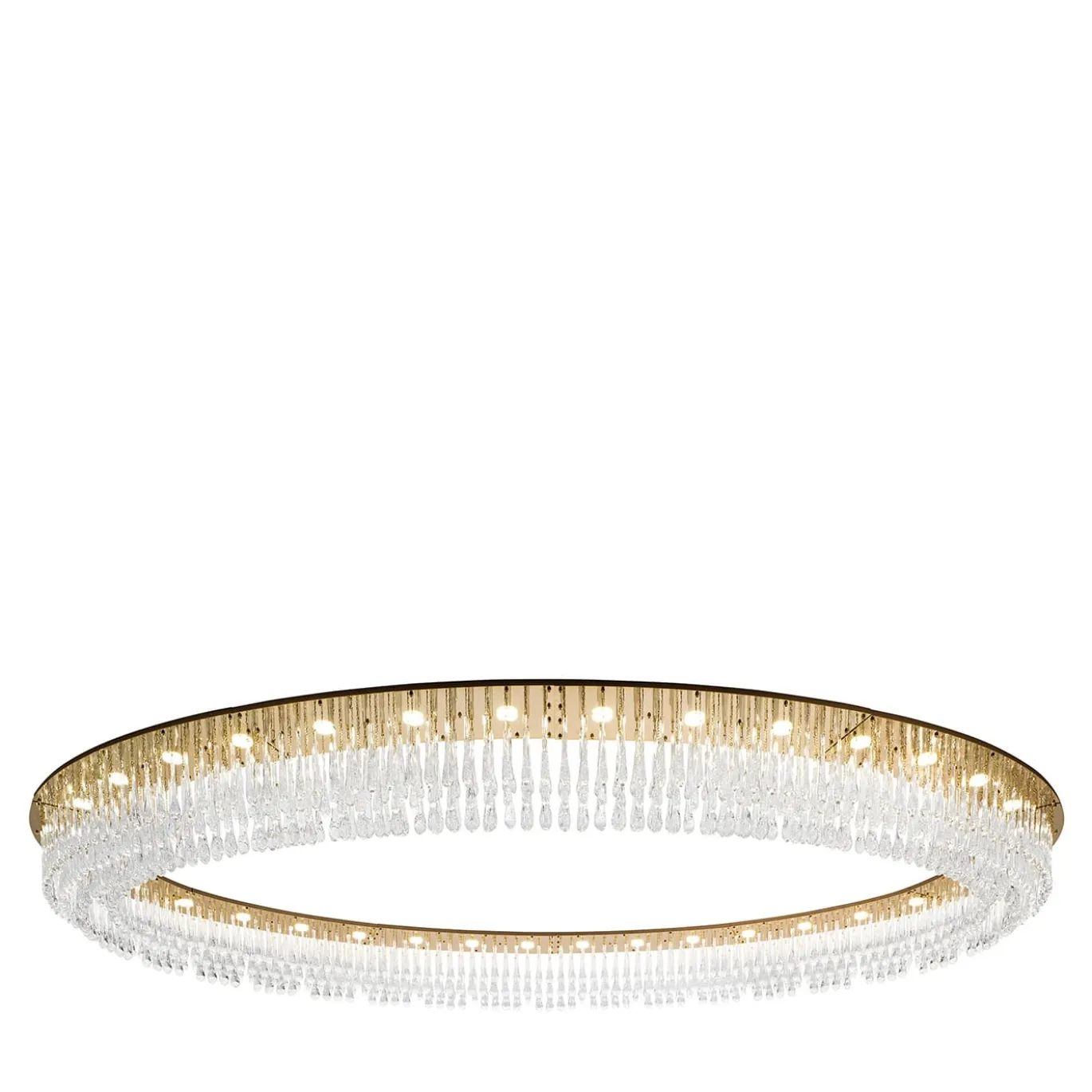 Lampadario ovale a goccia di Murano