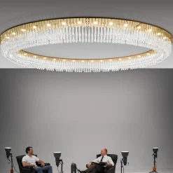 Lampadario ovale a goccia di Murano