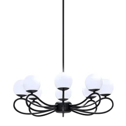 Lampadario Papillon 7207/8 nero di Matteo Zorzenoni