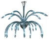 Lampadario Phoenix blu a 21 luci