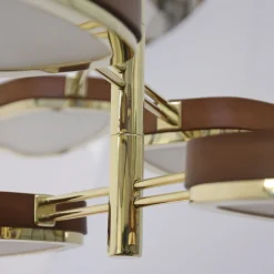 Lampadario Pluma Ultra Gold Brass in ottone