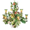Lampadario policromo a 9 luci Tropical di Antonio Fullin