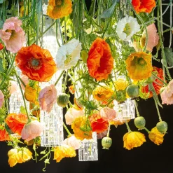 Lampadario quadrato Flower Power Poppy